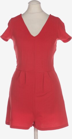Bershka Jumpsuit in XS in Red: front