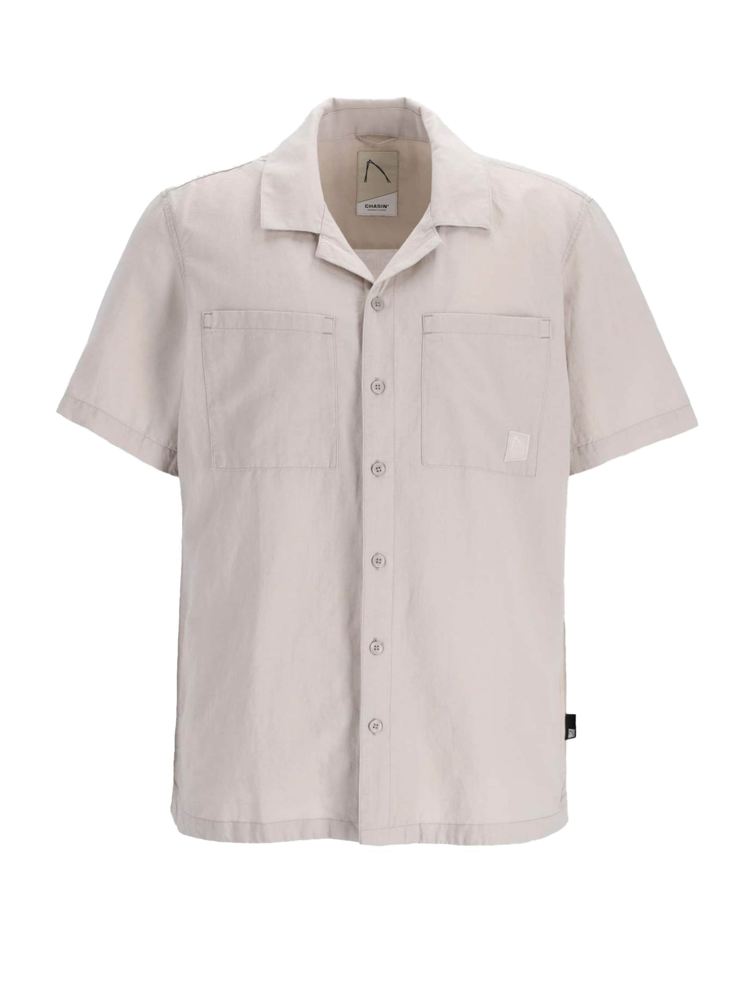 Fit confort Chemise CHASIN' en beige : devant