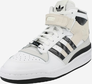 ADIDAS ORIGINALS High-Top Sneakers 'Forum' in White: front