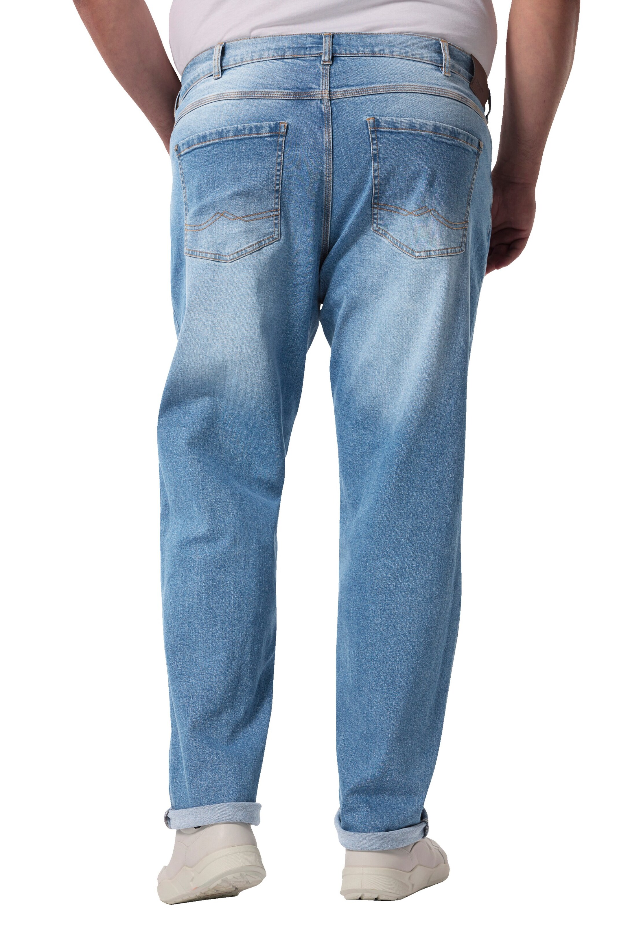 Men Plus Slim fit Jeans in Blue