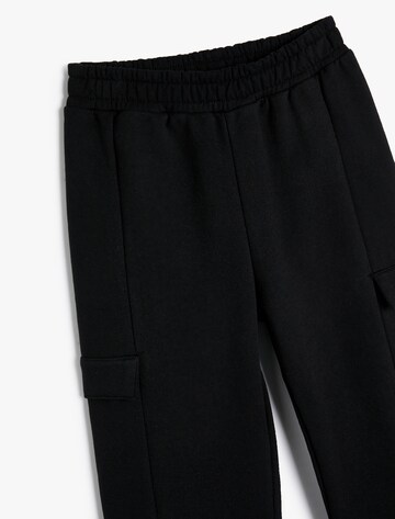 Koton Tapered Trousers in Black