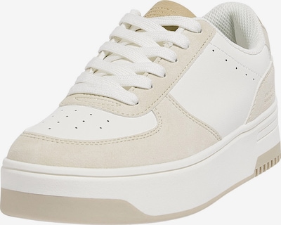 Pull&Bear Sneaker low i creme / hvid, Produktvisning