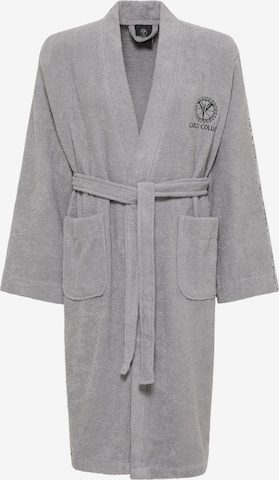 Carlo Colucci Long Bathrobe in Grey: front