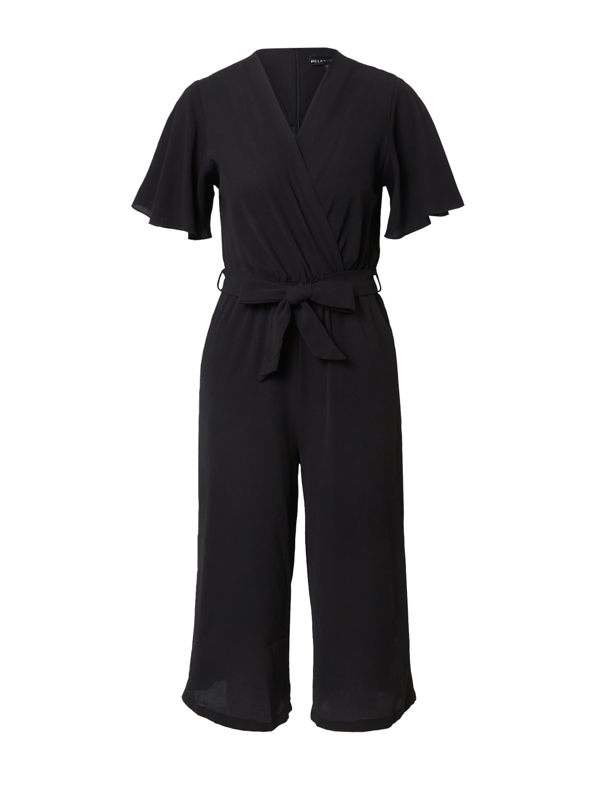 Mela London Jumpsuit in Black: front