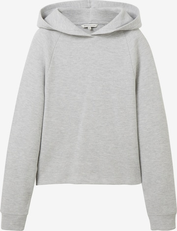 TOM TAILOR DENIM Sweatshirt in Grey: front