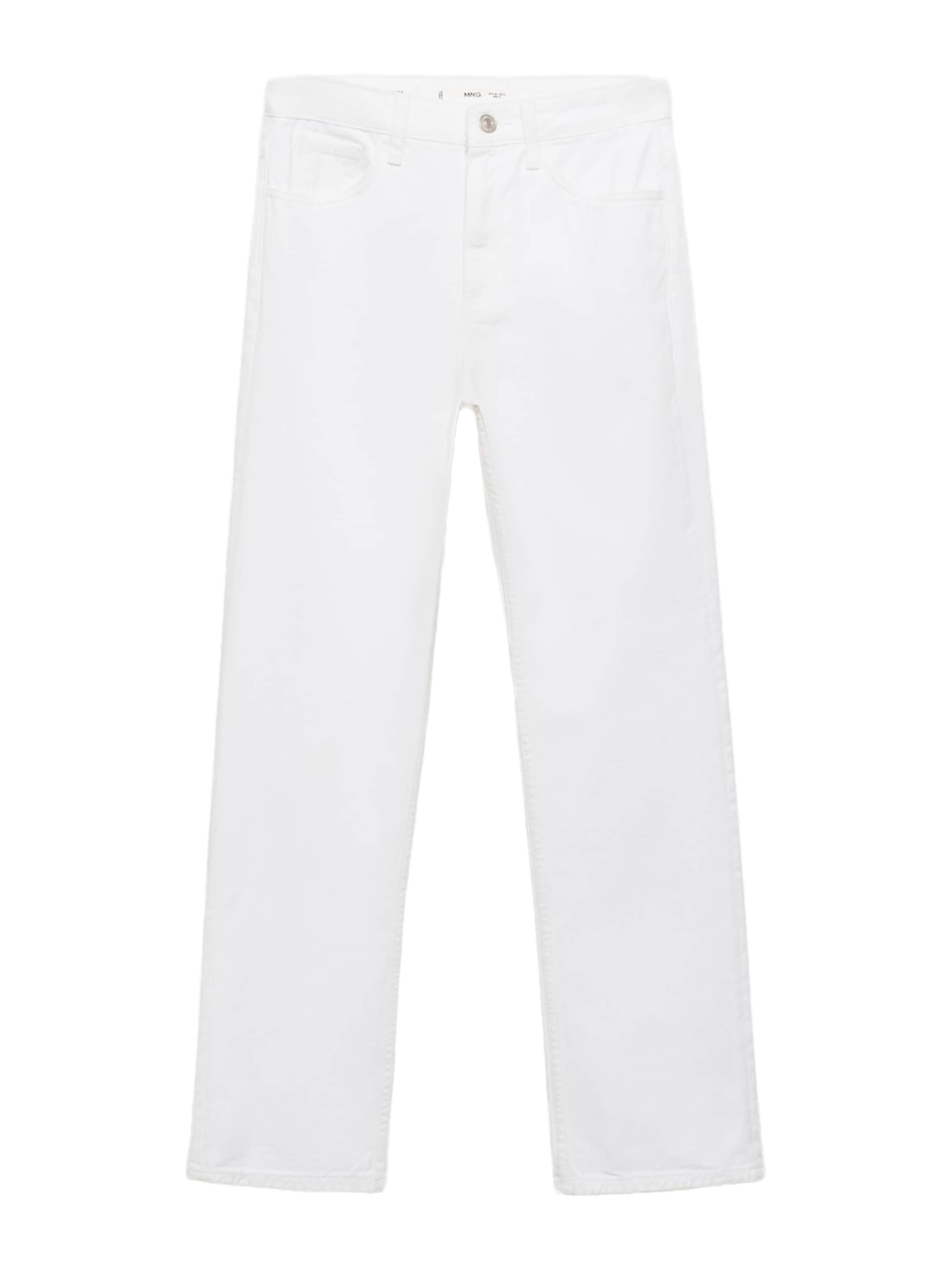 MANGO Normální Džíny 'MATILDA' – bílá: přední strana