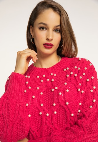 rožinė faina Megztinis