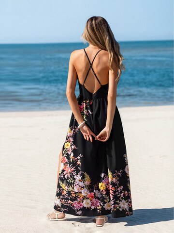 Cupshe Beach Dress 'Maxi' in Black