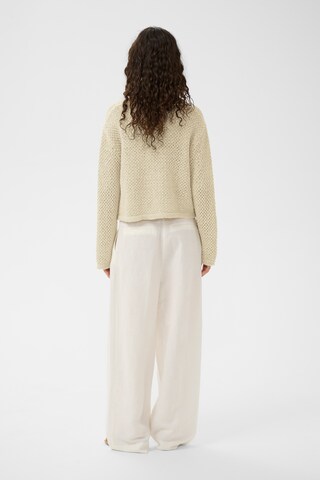 Cardigan 'SLDiaz' SOAKED IN LUXURY en blanc