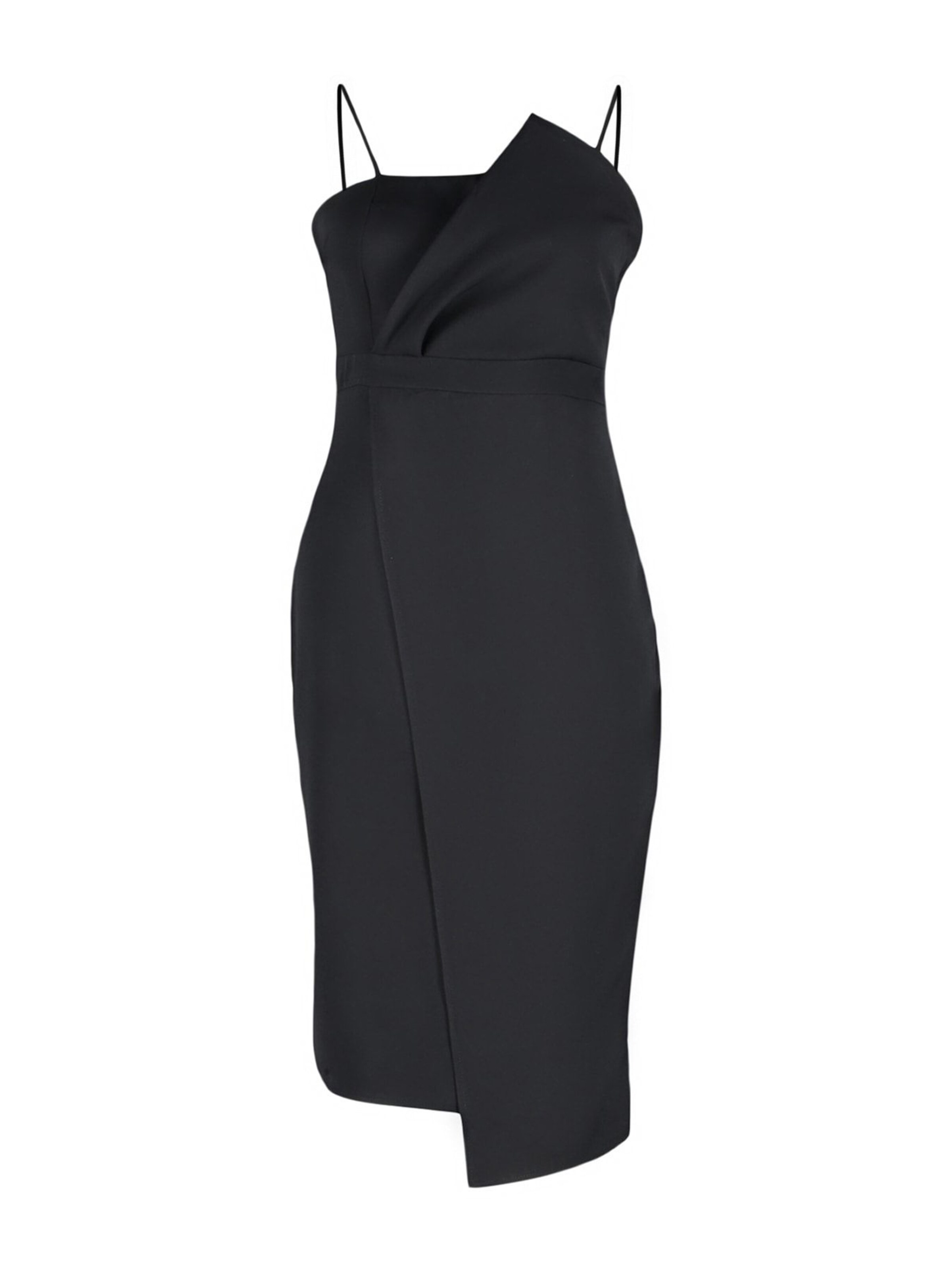 Trendyol Curve Kokteilové šaty - Čierna: predná strana