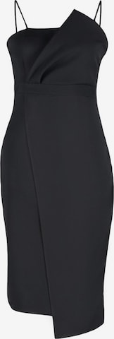 juoda Trendyol Curve Kokteilinė suknelė: priekis