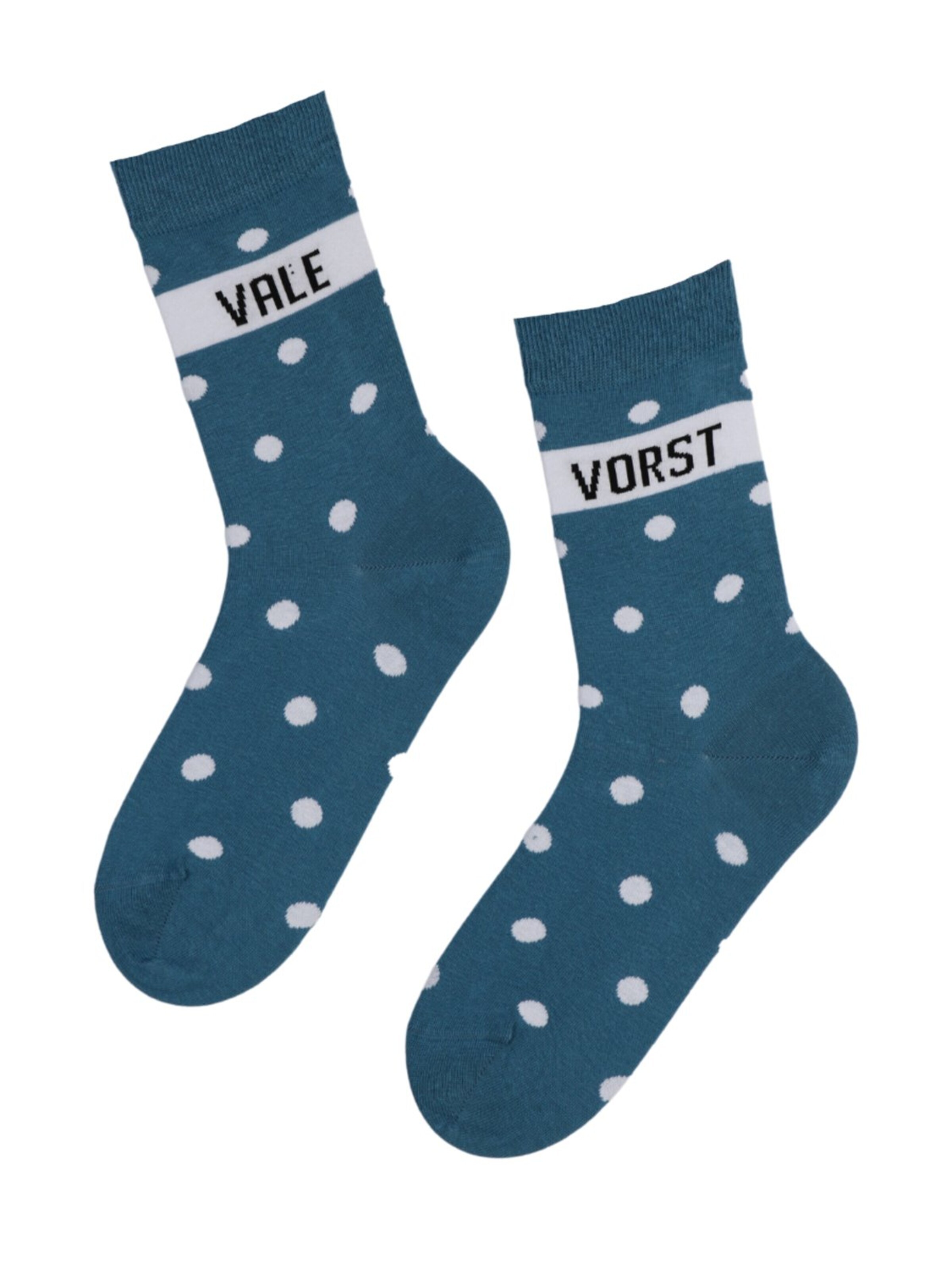 Chaussettes 'VALEVORST' Sokisahtel en bleu : devant