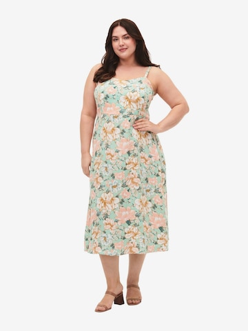 Zizzi - Vestido 'VMACY' en verde: frente