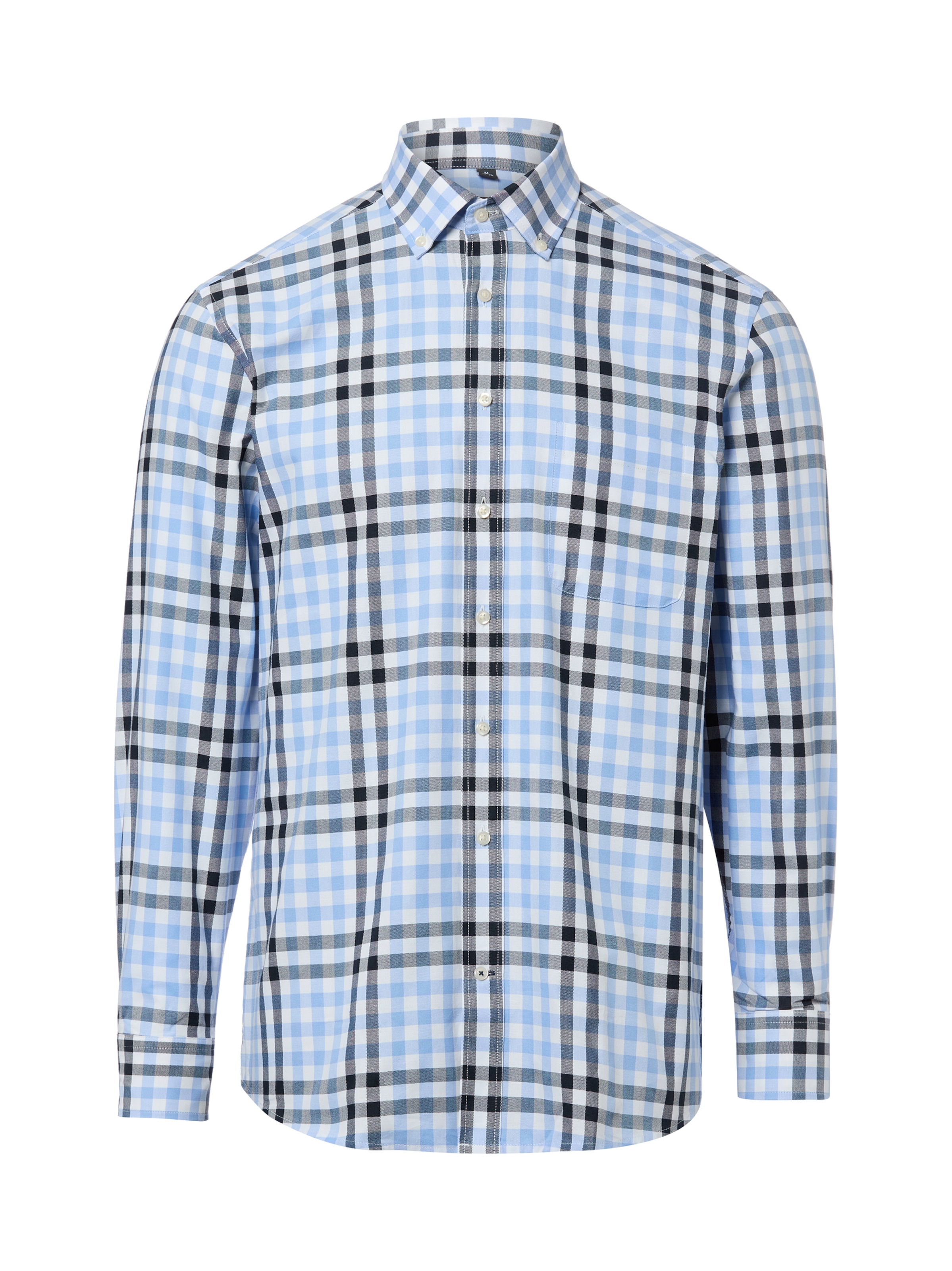 Nils Sundström Button Up Shirt in Blue: front