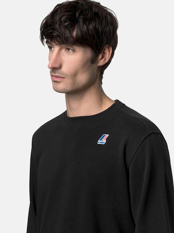 Felpa 'FELPA NAEL POLY COTTON' di K-Way in nero