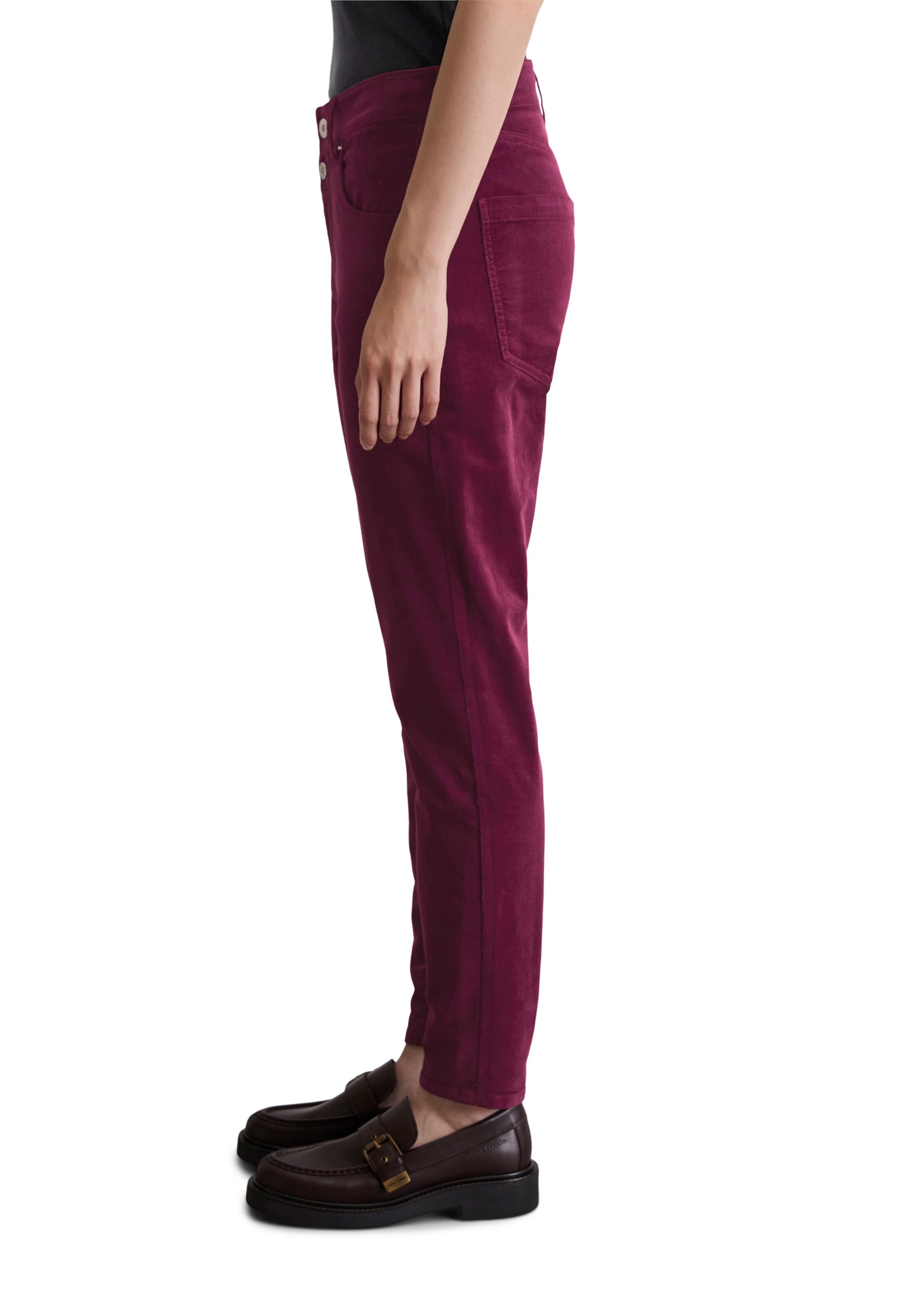 Marc O'Polo Regular Hose 'Theda' in Rot