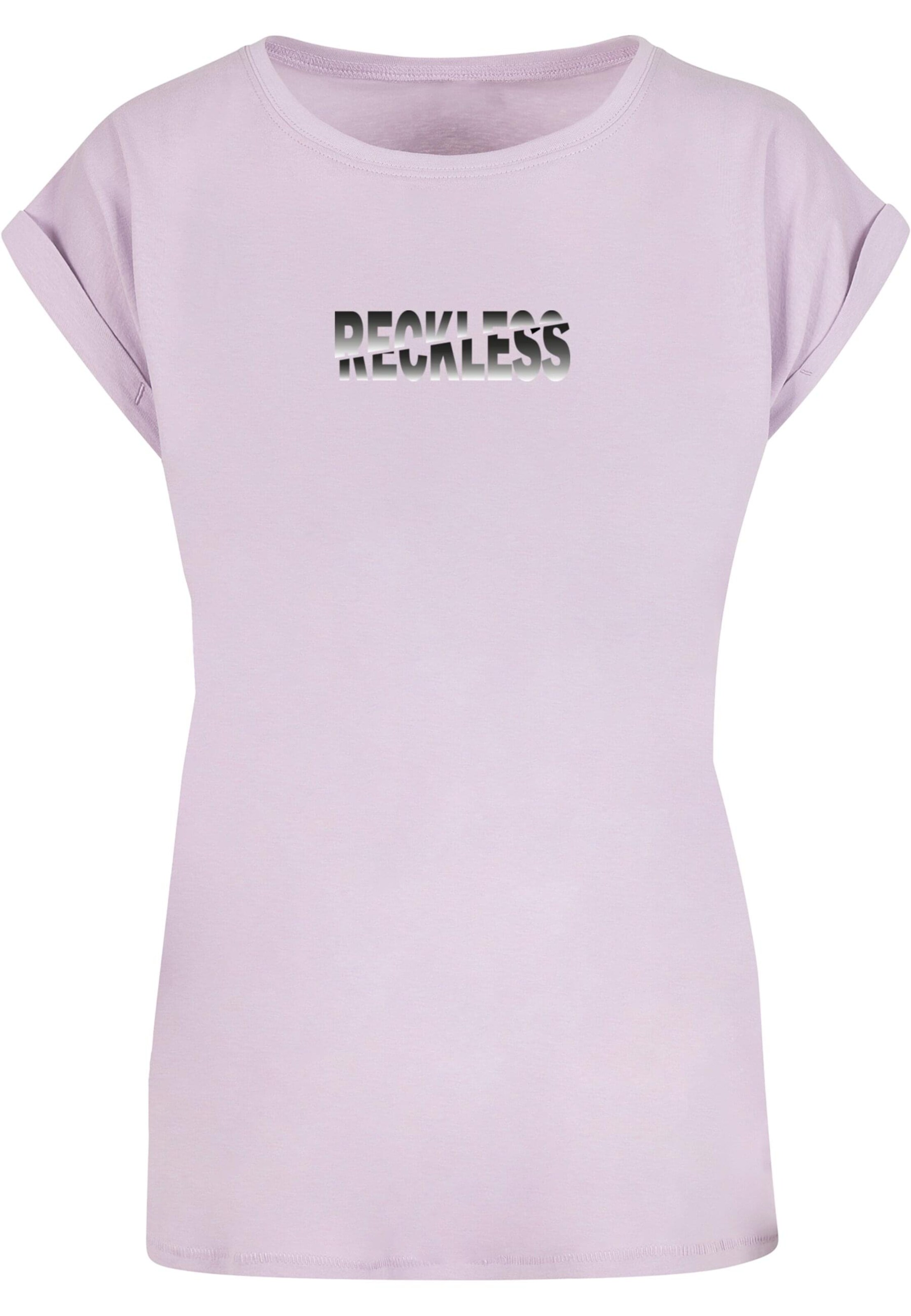 T-shirt 'Reckless' Merchcode en violet : devant