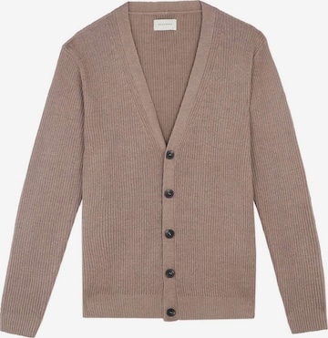 Scalpers Knit Cardigan 'Paul' in Brown: front