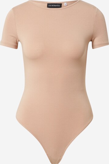 OW Collection T-shirtbody 'ROSA' i camel, Produktvy