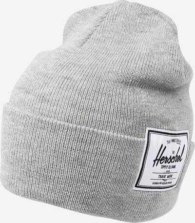 Herschel Mütze 'Elmer' in hellgrau / schwarz / weiß, Produktansicht