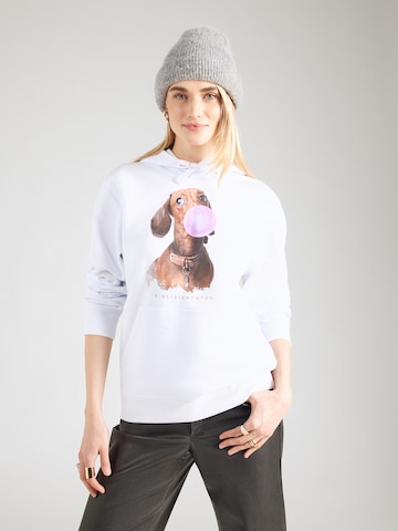 EINSTEIN & NEWTON Dressipluus 'Bubble Dackel', värv valge: eest vaates