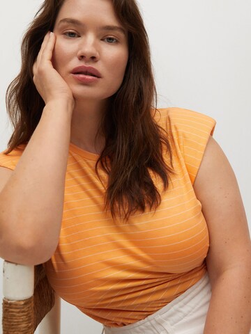 MANGO Top 'TELMA' in Orange