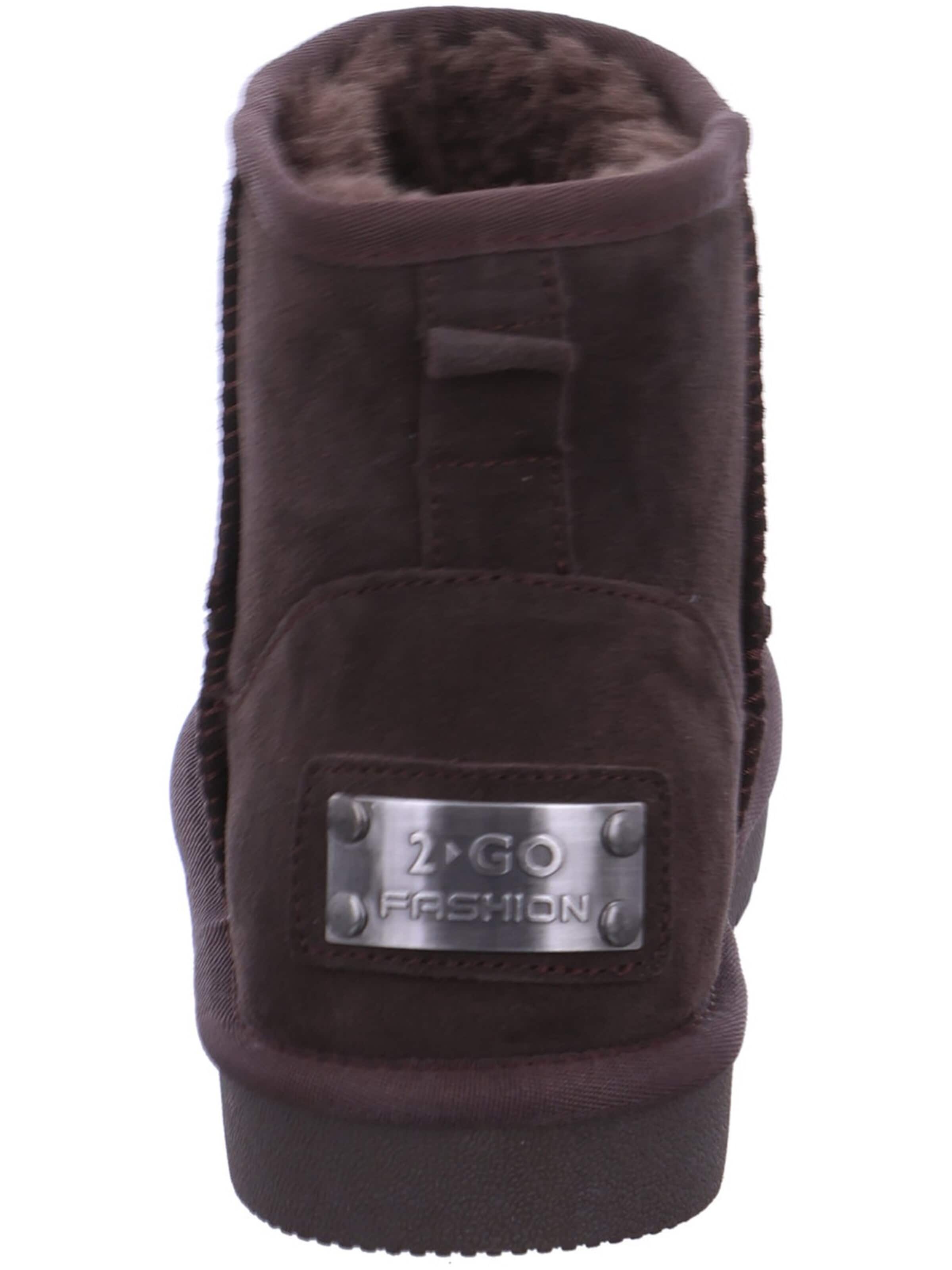 QUEEN'S Ankle Boots in Brown