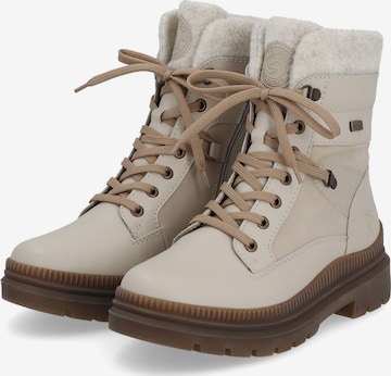 REMONTE Schnürstiefelette in Beige