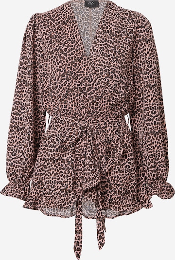 AX Paris Blouse in de kleur Bruin / Pink / Zwart, Productweergave
