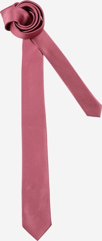 BURTON MENSWEAR LONDON Tie 'Dark Pink Tie And Square Set' in Pink: front