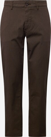 BOSS Regular Chino Pants in Brown: front