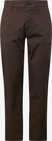 BOSS Orange - regular Pantalón chino en marrón: frente