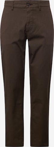 Regular Pantalon chino BOSS Orange en marron : devant