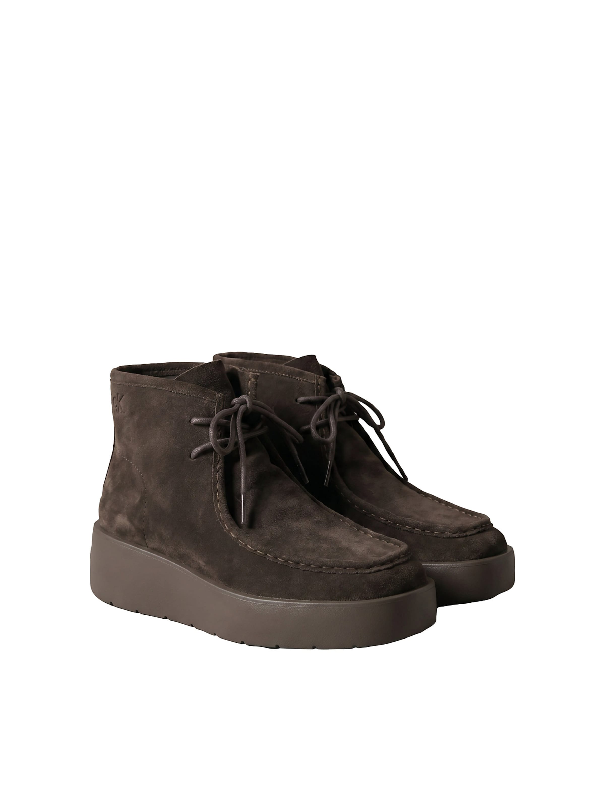 Calvin Klein Regular Schnürstiefelette in Braun