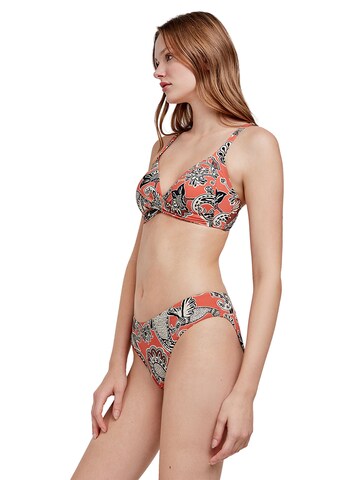 Gisela - Balconet Top de bikini en naranja