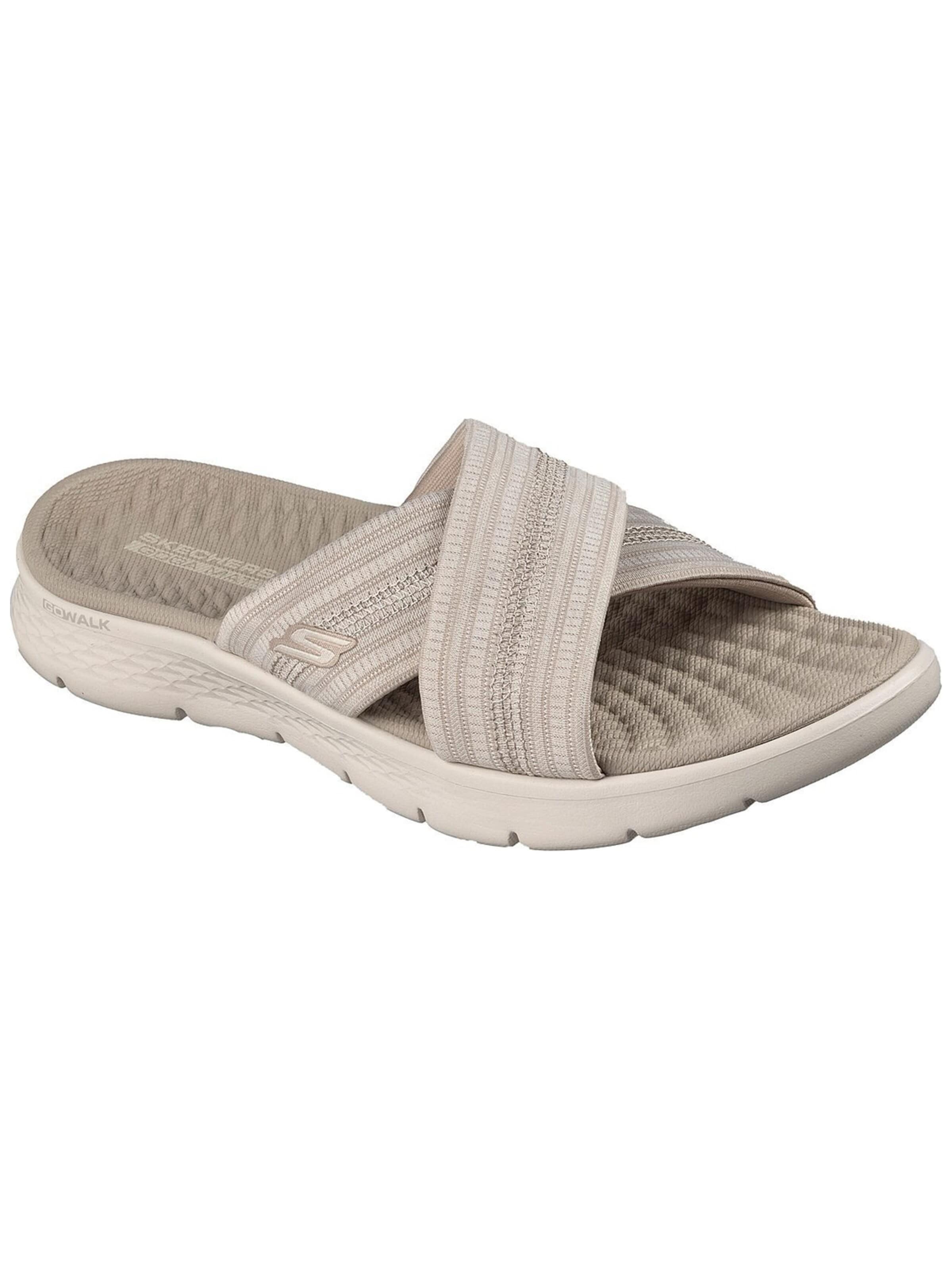 Ciabatta 'Skechers Go Walk Flex - Impress' di SKECHERS in beige: frontale
