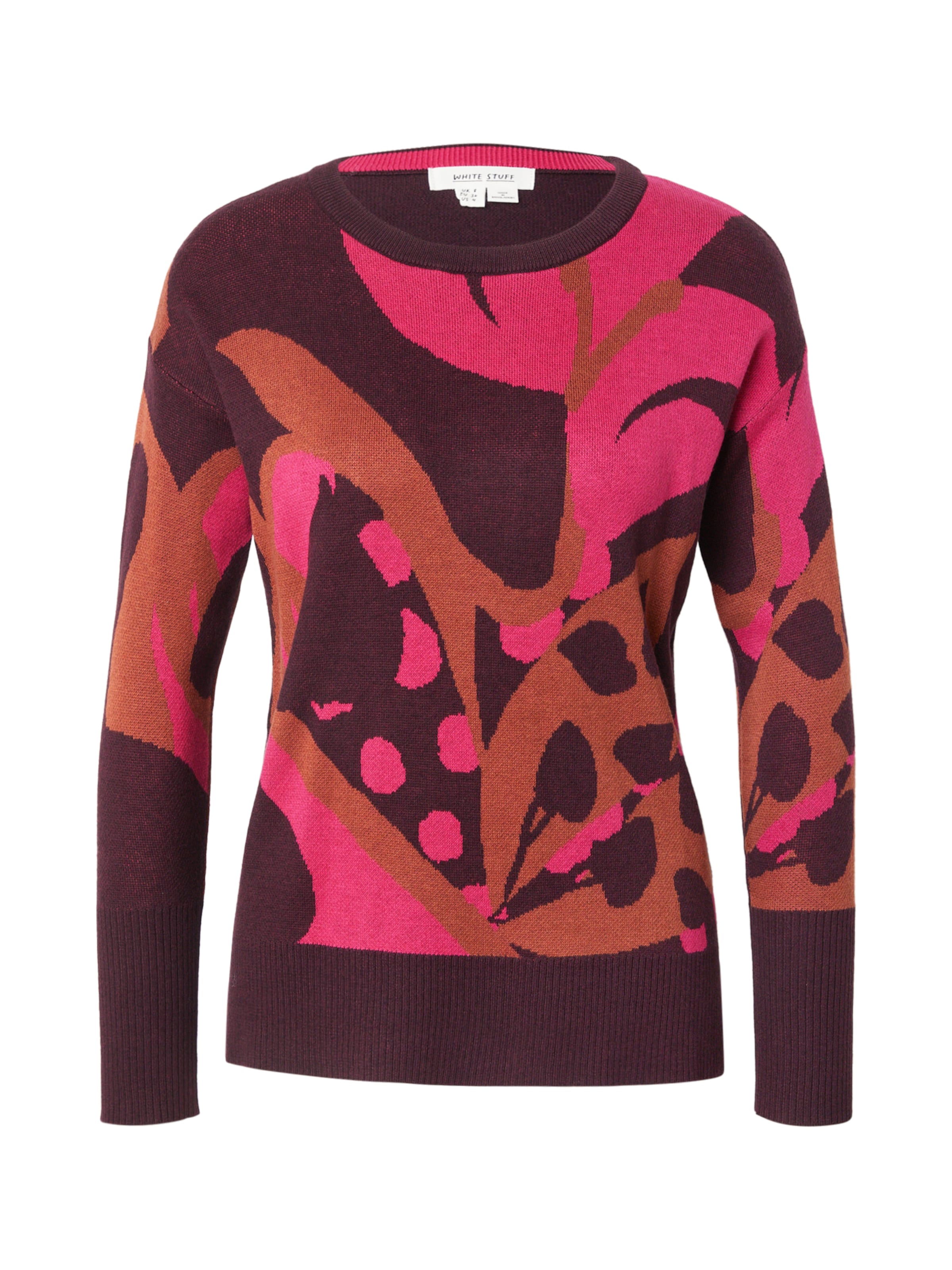 Pull-over &#x27;OLIVE&#x27; WHITE STUFF en violet : devant