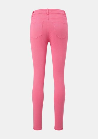 Skinny Pantaloni di comma casual identity in rosa