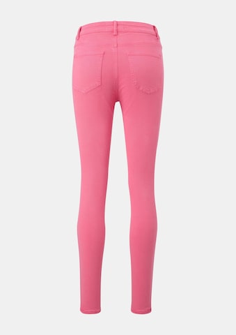 comma casual identity Skinny Bukse i rosa