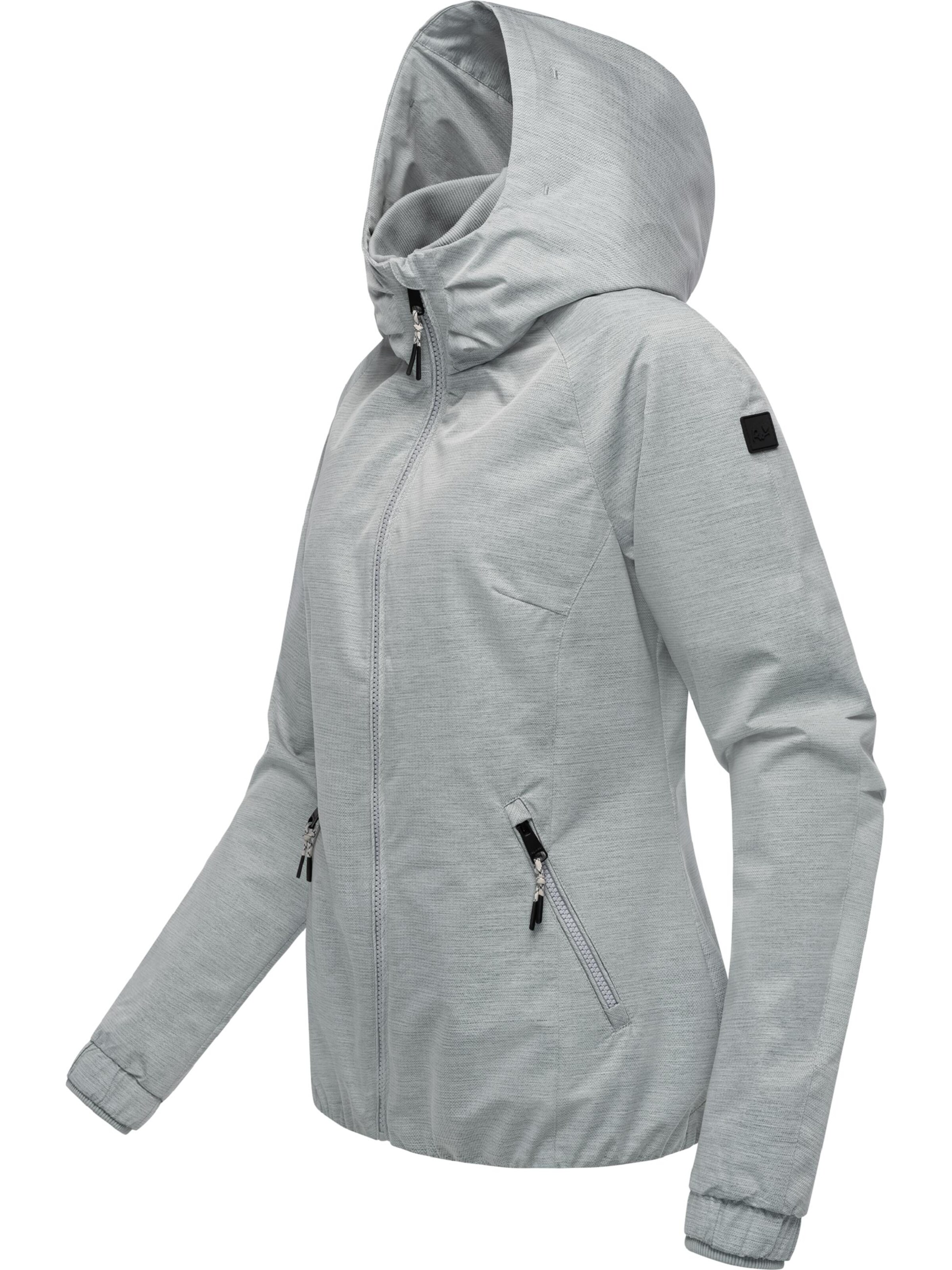 Ragwear Performance Jacket 'Dizzie' in Grey