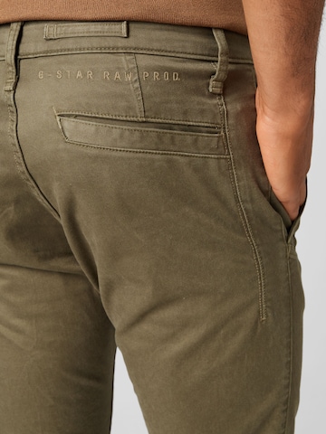 G-Star RAW - Slimfit Pantalón chino 'Bronso 2.0' en verde