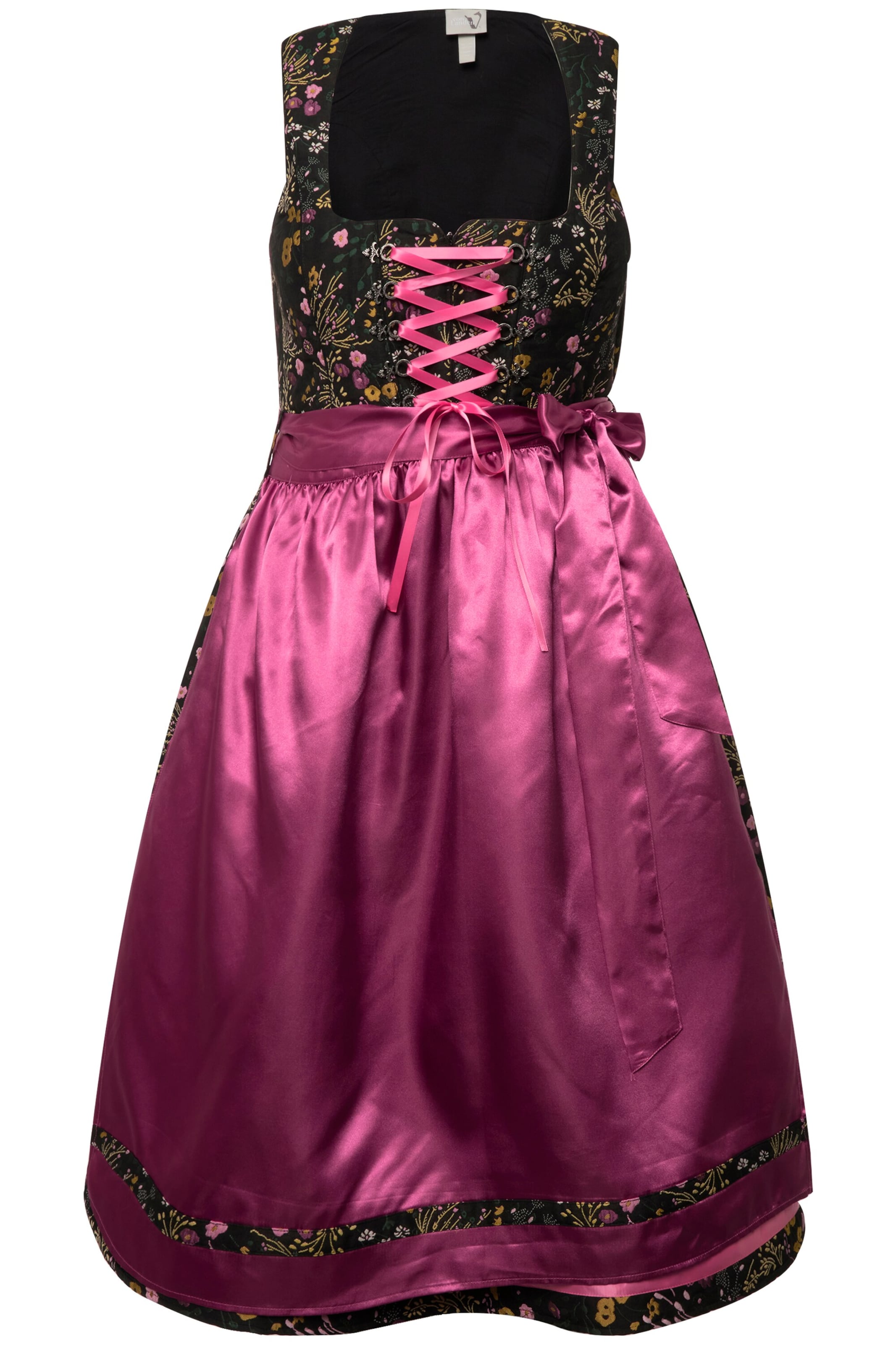 Ulla Popken Dirndl in Pink: front