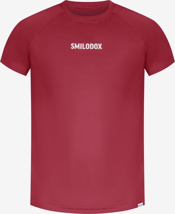 Smilodox T-Shirt 'Maison' in Rot: predná strana
