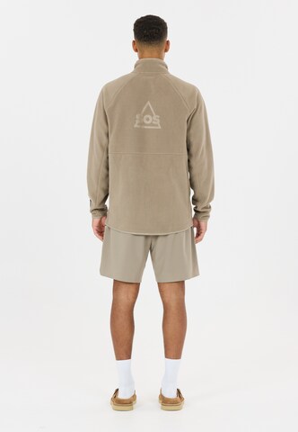 SOS Funktionele fleece-jas 'Munson' in Bruin