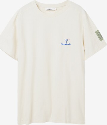 T-Shirt 'Frank' Desigual en beige : devant
