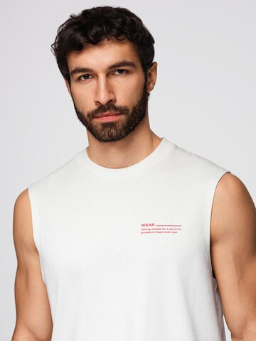 Ombre Shirt in Wit