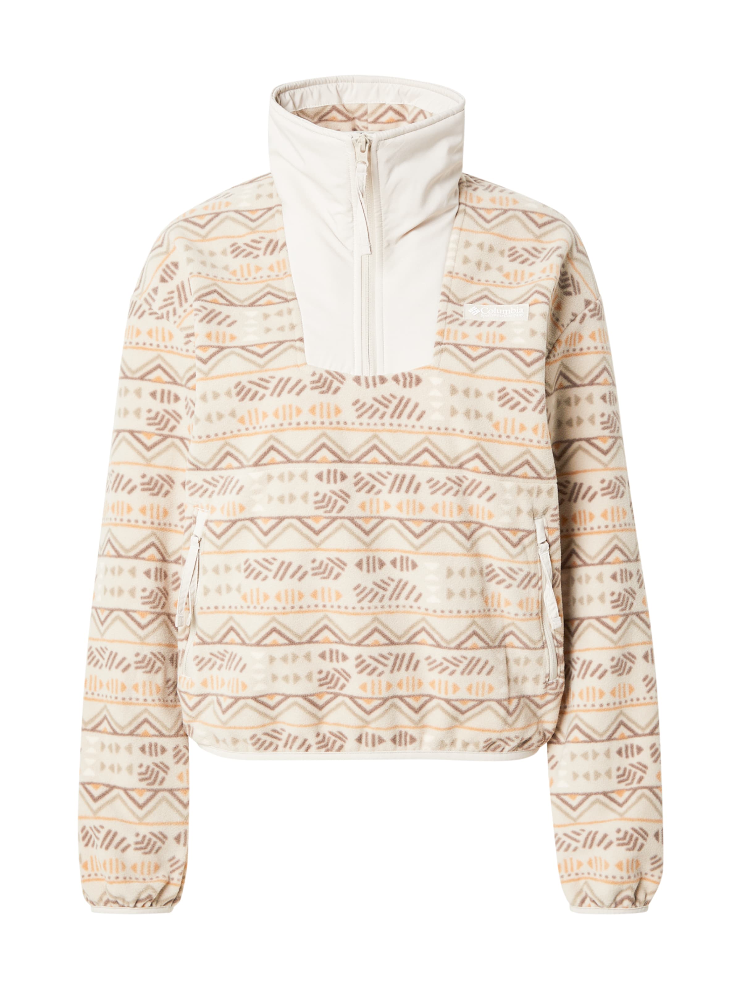 COLUMBIA Sportovní svetr 'Sequoia Grove' - krémová / hnědá / brokátová / oranžová, Produkt