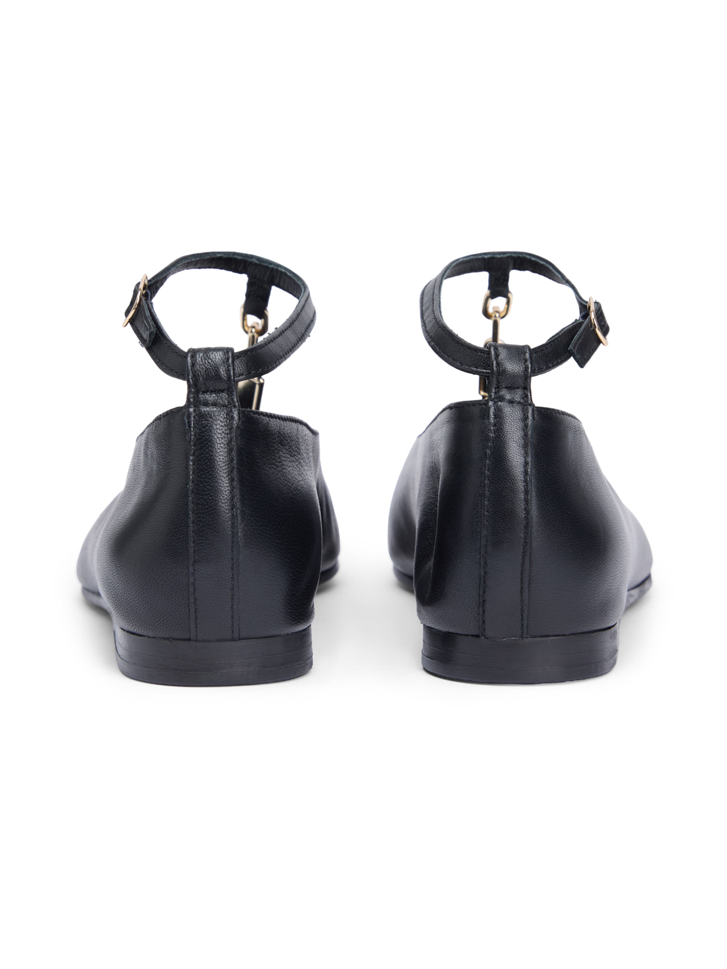 TOMMY HILFIGER Балетки с ремешком в Черный