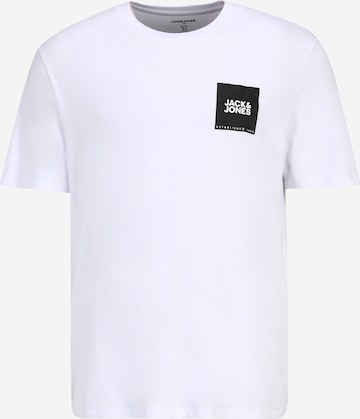 Jack & Jones Plus Shirt 'Lock' in White: front