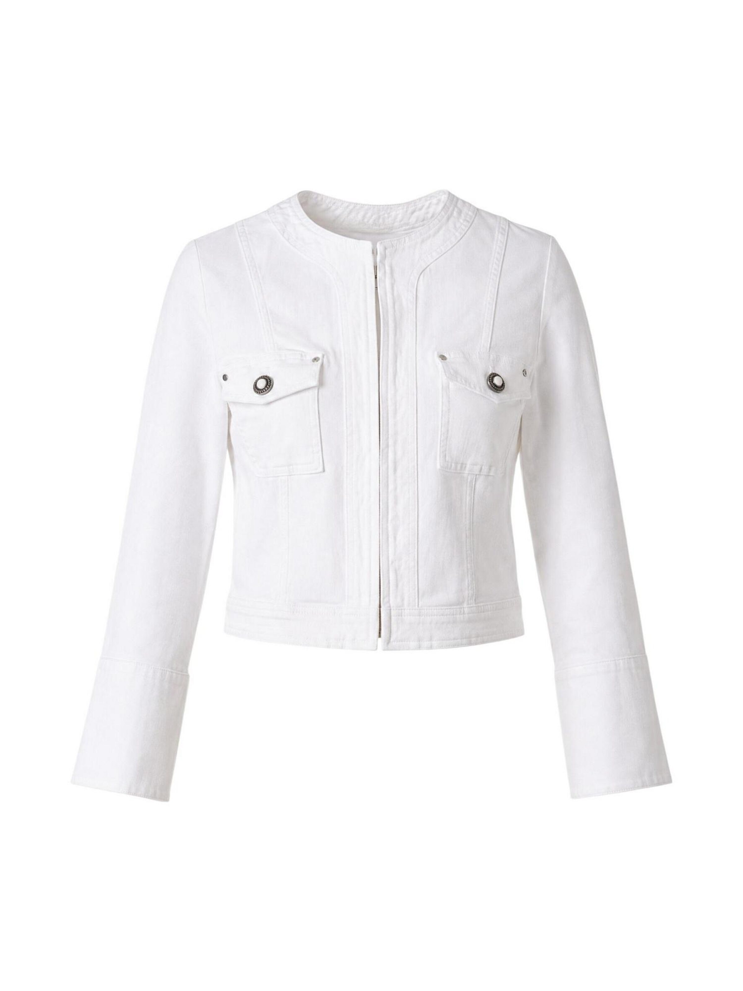 Veste mi-saison 'ROSALIA' GUESS en blanc : devant